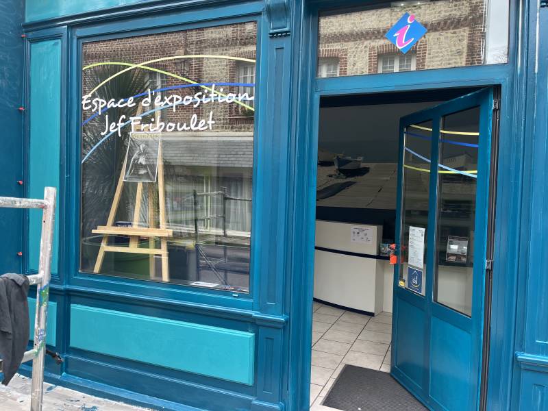 Réfection de la façade de l'office de toursime d'Yport
