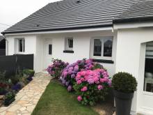 Ravalement de façade d'un pavillon à Auzebosc 76 près d'Yvetôt 76