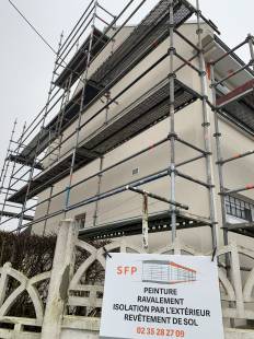 Travaux de ravalement à Montivilliers près du Havre