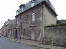 Enduit à la chaux sur belle demeure dans la région de Fécamp